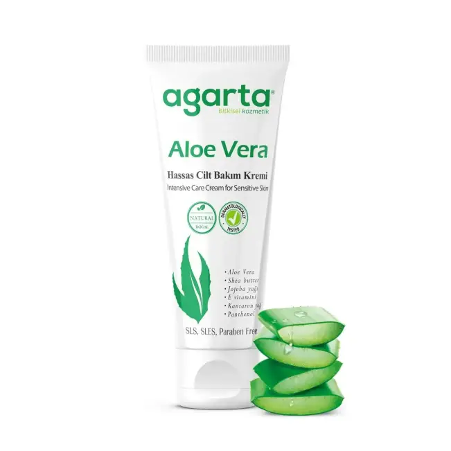 Agarta Doğal Cilt Bakım Kremi 75 ml Aloe Vera - 1