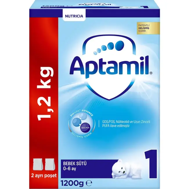 Aptamil Bebek Sütü Maması No1 0-6 Ay 1200 Gr - 1