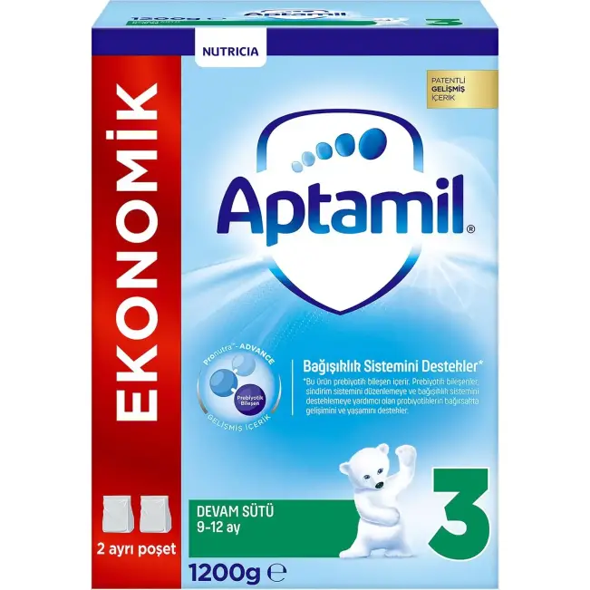 Aptamil Devam Sütü Maması No3 9-12 Ay 1200 Gr - 1