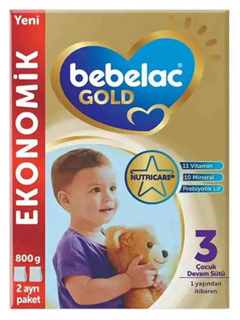 Bebelac Gold Bebek Devam Sütü No3 800 Gr - 1