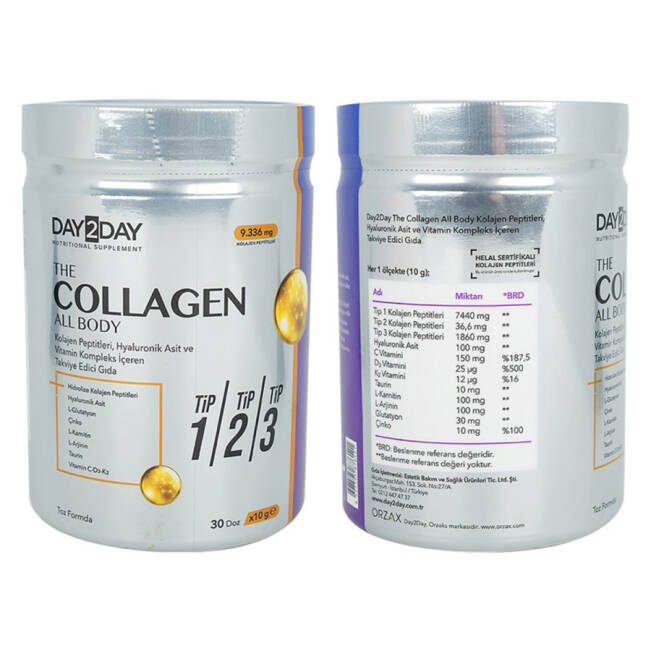 Day2Day The Collagen All Body Takviye Edici Gıda 300 Gr - 1