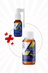 Evopharma Kekik Ve Karanfil Ekstraktı İçeren 30ml Sprey +Evopharma Kekik Ve Ihlamur Ekstraktı İçeren Sıvı Takviye Edici Gıda 100ml - 2