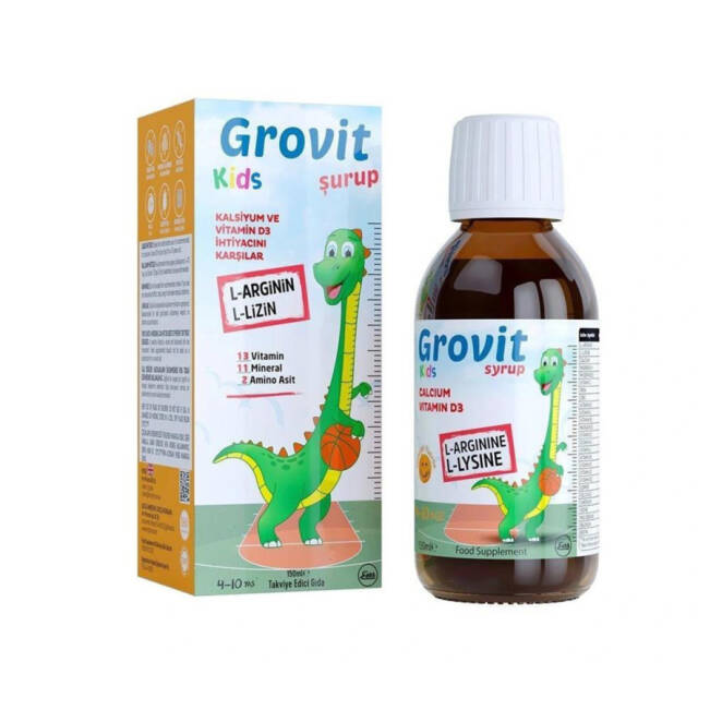 Grovit Kids Multivitamin Şurup 150 ml ve Iştah Düzenleyici - 1