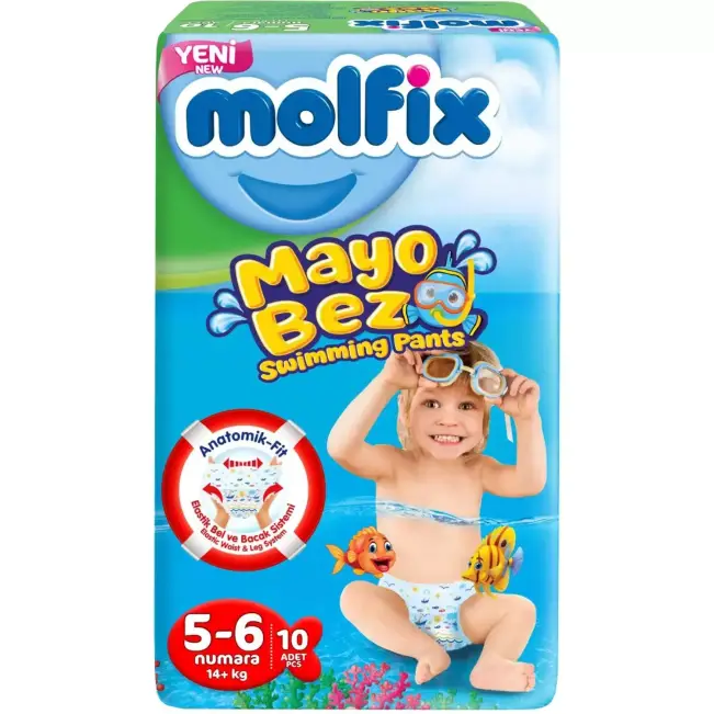 Molfix Mayo Bez 5-6 Beden 14+ Kg 10 Adet - 1