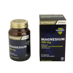 Nutraxin Magnesium Citrate 250 mg Takviye Edici Gıda 60 Tablet - 2