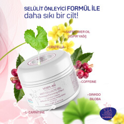 Vogami Selülit Ve Çatlak Karşıtı Bölgesel İncelme Ve Sıkılaştırıcı Jel 250 ml - 2