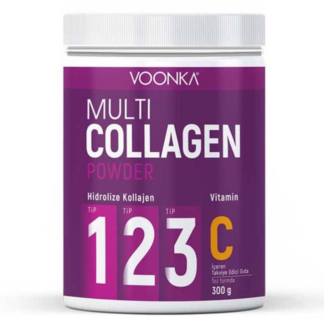 Voonka Multi Collagen Powder + Vitamin C 300 gr - 1